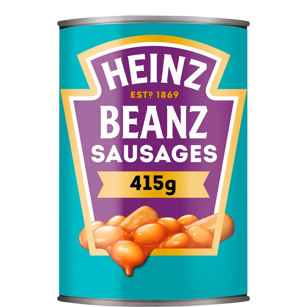 Heinz Beanz with (Gluten Free) Pork Sausages 415g Image 1