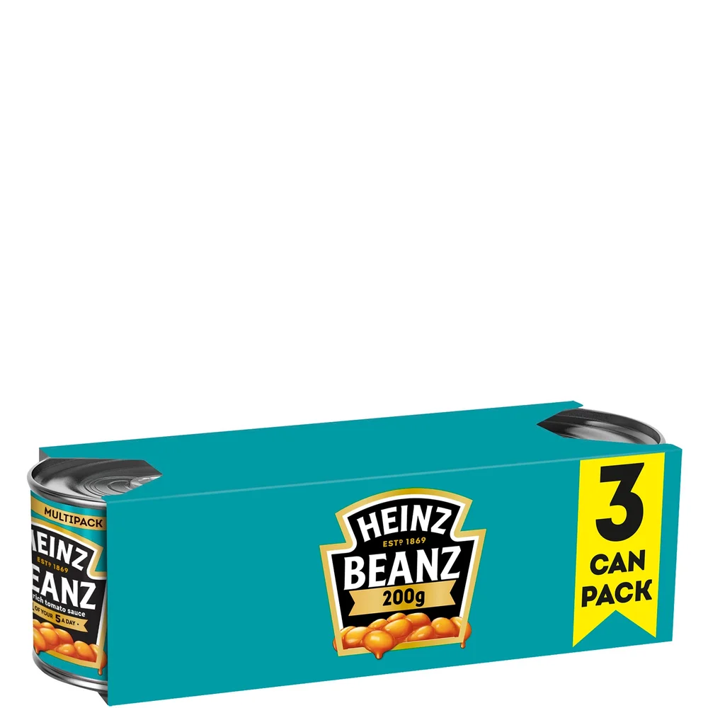 Heinz Baked Beanz in Tomato Sauce 3 x 200g Image 1