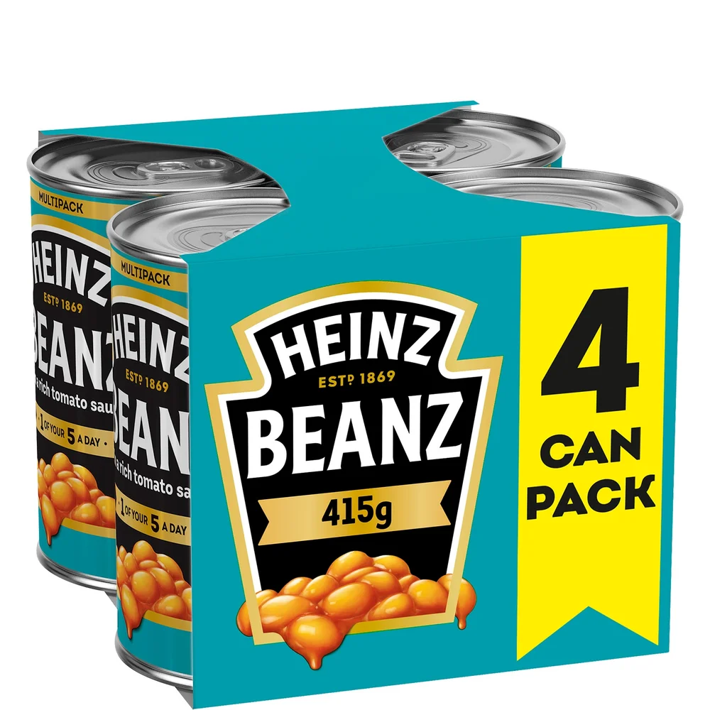 Heinz Baked Beanz in Tomato Sauce 4 x 415g Image 1