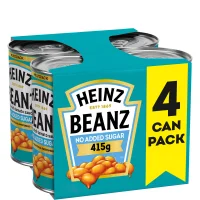 Heinz No Added Sugar Baked Beanz 4 x 415g - undefined undefined