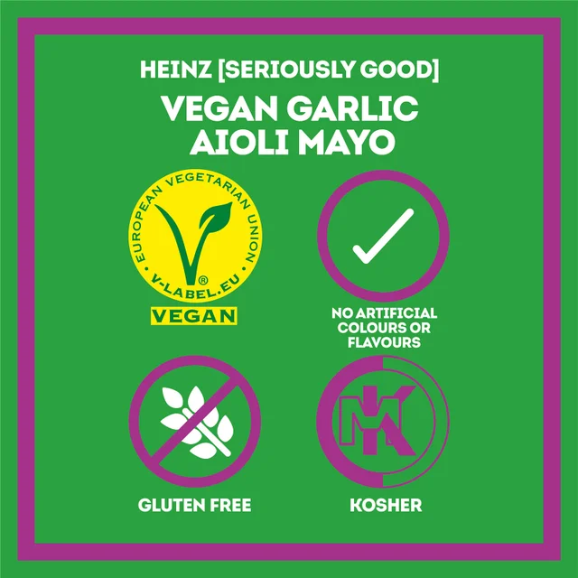 HEINZ SERIOUSLY GOOD VEGAN AIOLI 220ml