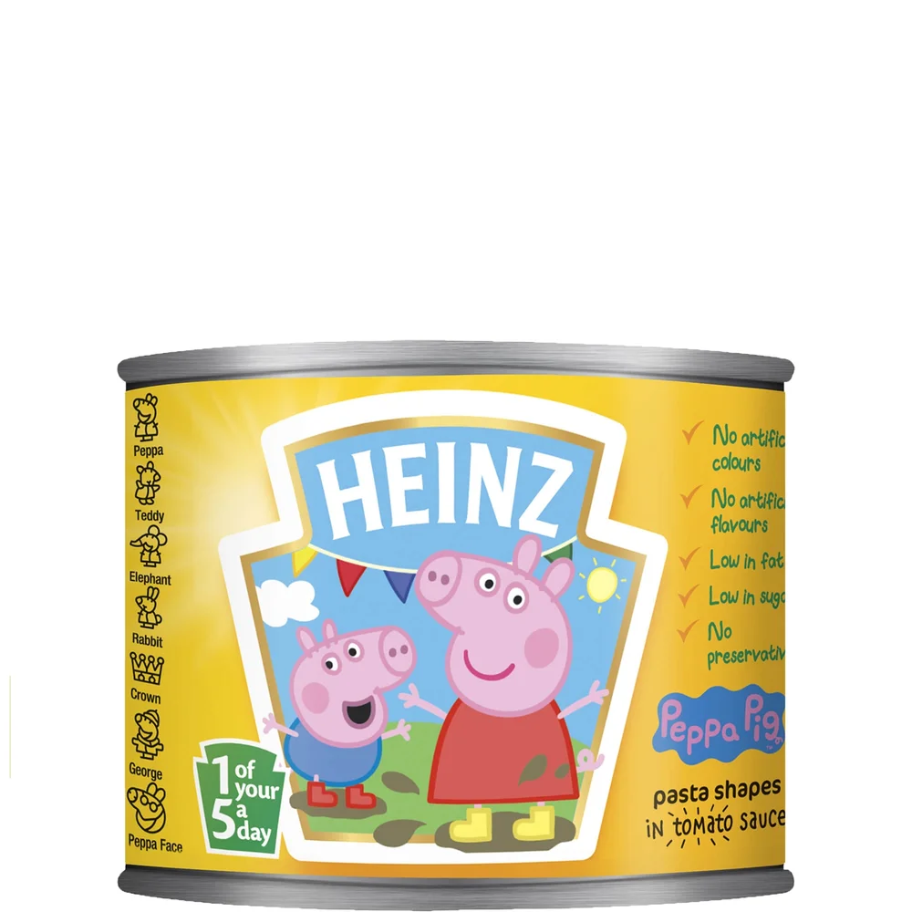 Heinz Peppa Pig Pasta Shapes 205g Image 1
