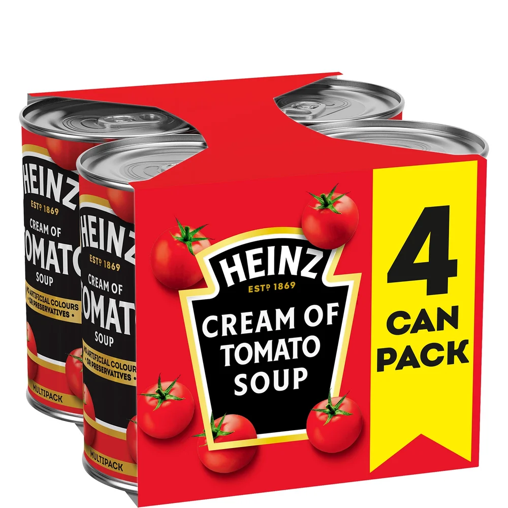 Heinz Cream of Tomato Soup 4 x 400g Image 1