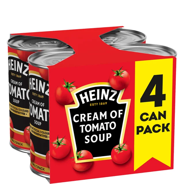 Heinz Cream of Tomato Soup 4 x 400g