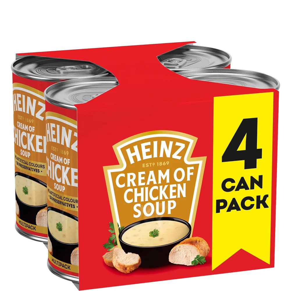 Heinz Cream of Chicken Soup 4 x 400g Image 1