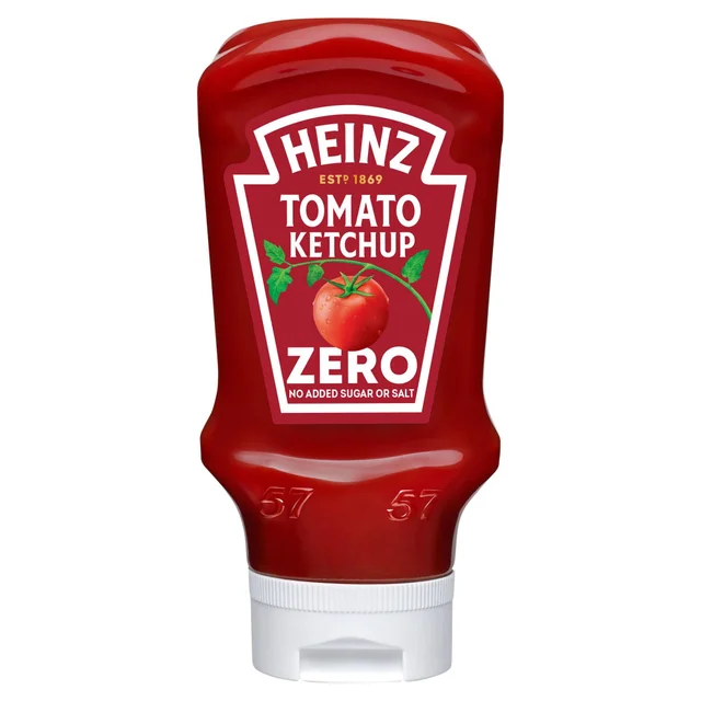 Heinz Tomato Ketchup Zero Added Sugar & Salt 400ml