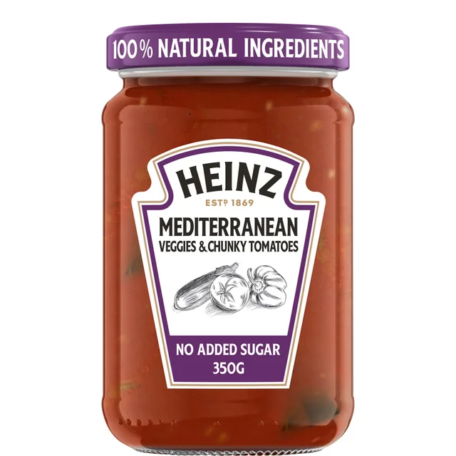 Heinz Mediterranean Veggies & Chunky Tomatoes Pasta Sauce 350g