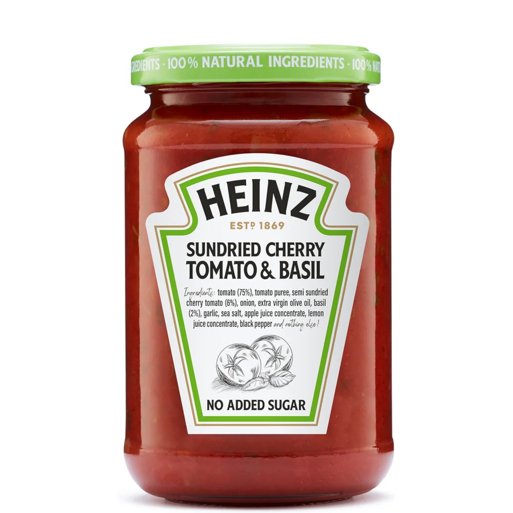 Heinz Sundried Cherry Tomato & Basil Pasta Sauce 350g Image 1