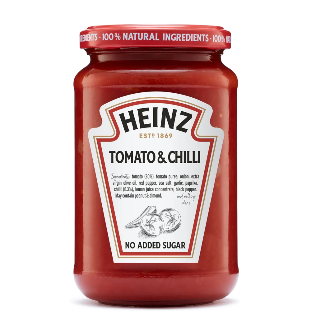 Heinz Tomato & Chilli Pasta Sauce 350g Image 1