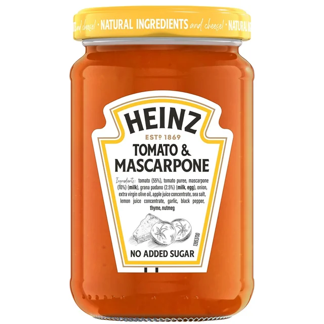 Heinz Tomato Grana Padano & Mascarpone Pasta Sauce 350g