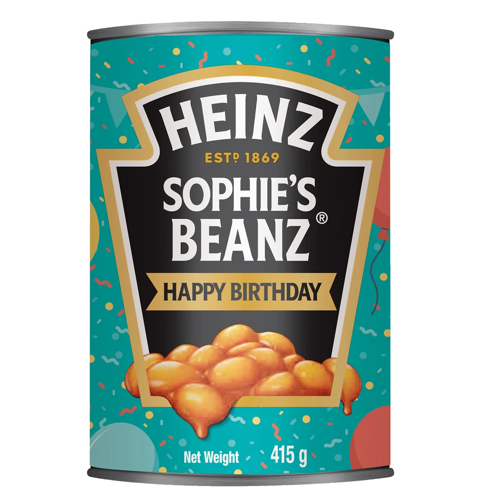 Heinz Personalised Birthday Beanz 415g Image 1