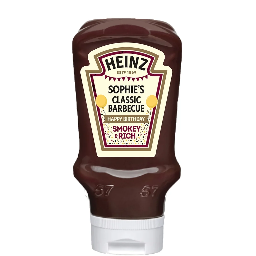 Heinz Personalised Birthday Classic Barbecue Sauce 480g Image 1