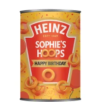 Heinz Personalised Birthday Hoops 400g