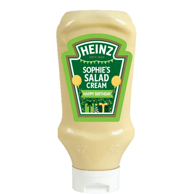 Heinz Personalised Birthday Salad Cream 425g
