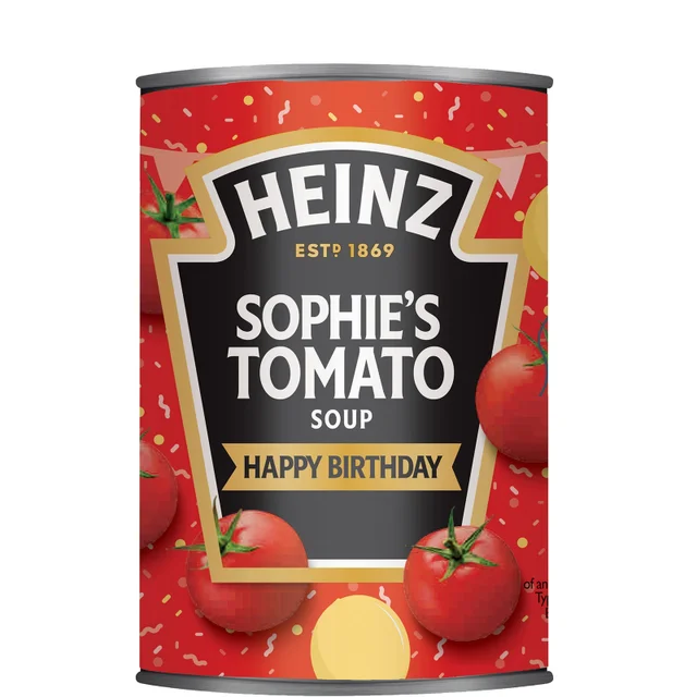 Heinz Personalised Birthday Tomato Soup 400g