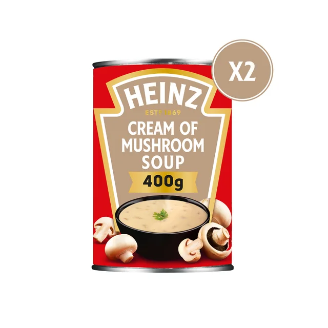 Heinz Mushroom Soup 2x400g