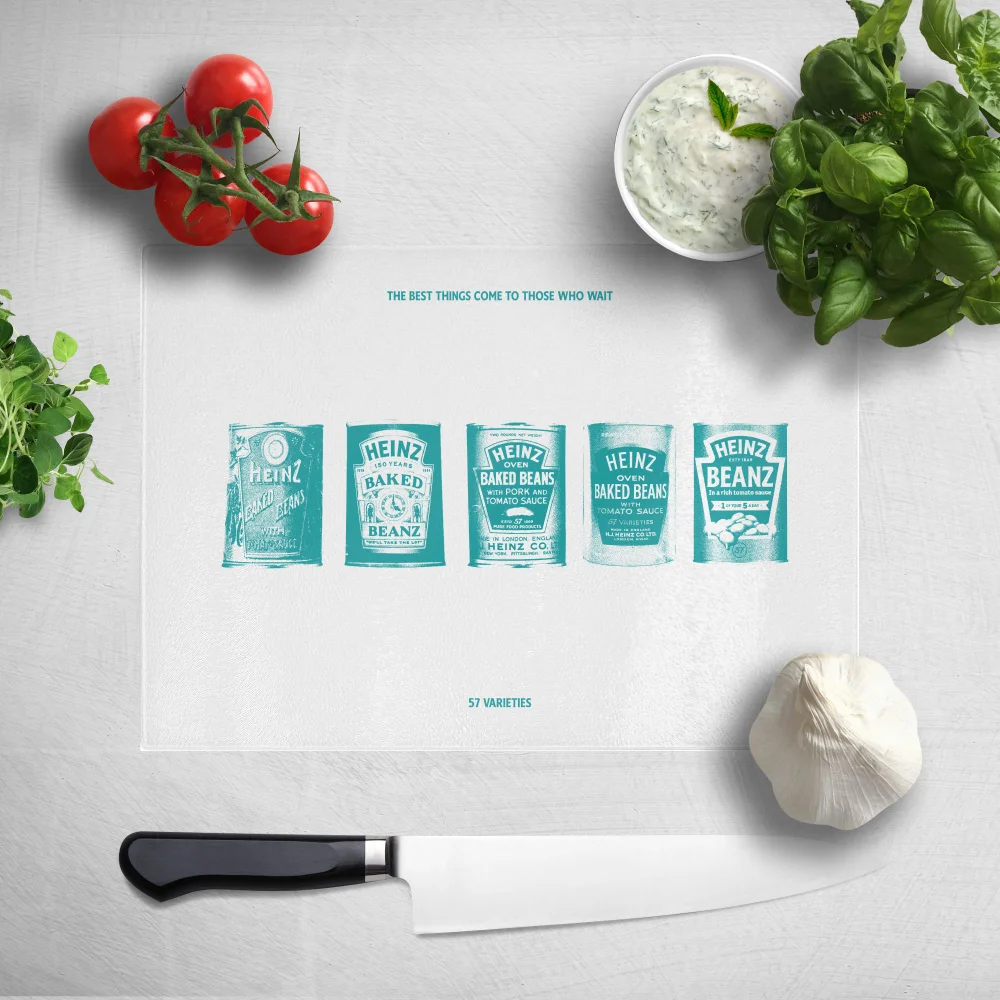 The Best Things Come To Those Who Wait Beans Chopping Board Image 1