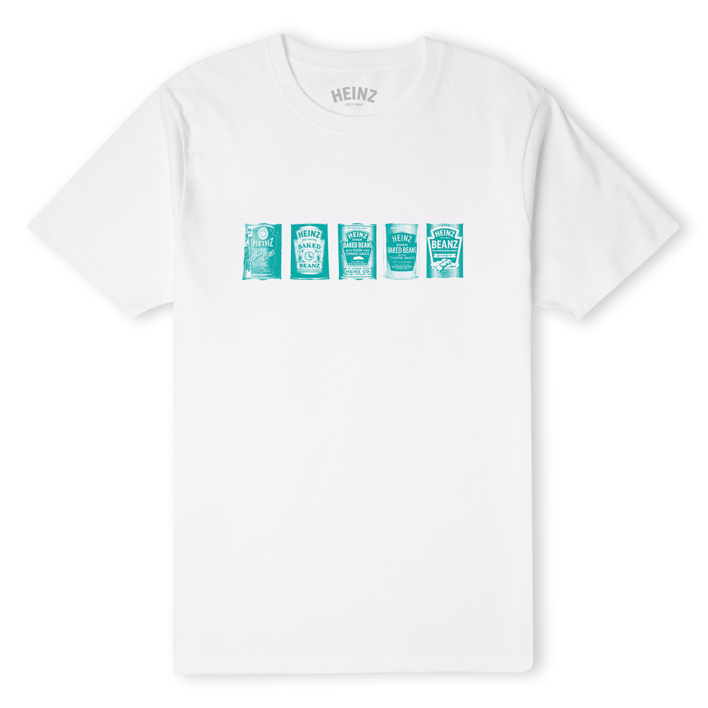 Heinz Heritage Cans Unisex T-Shirt - White - S Image 1