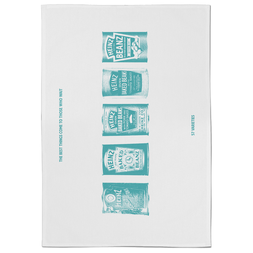 The Best Things Come To Those Who Wait Beanz Tea Towel Image 1