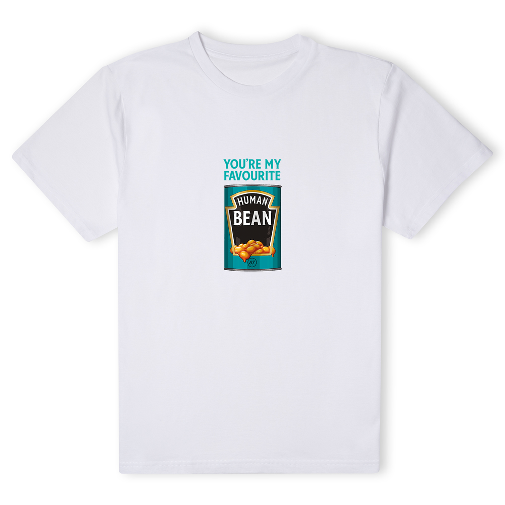 You're My Favourite Human Bean T-Shirt - White - S Image 1