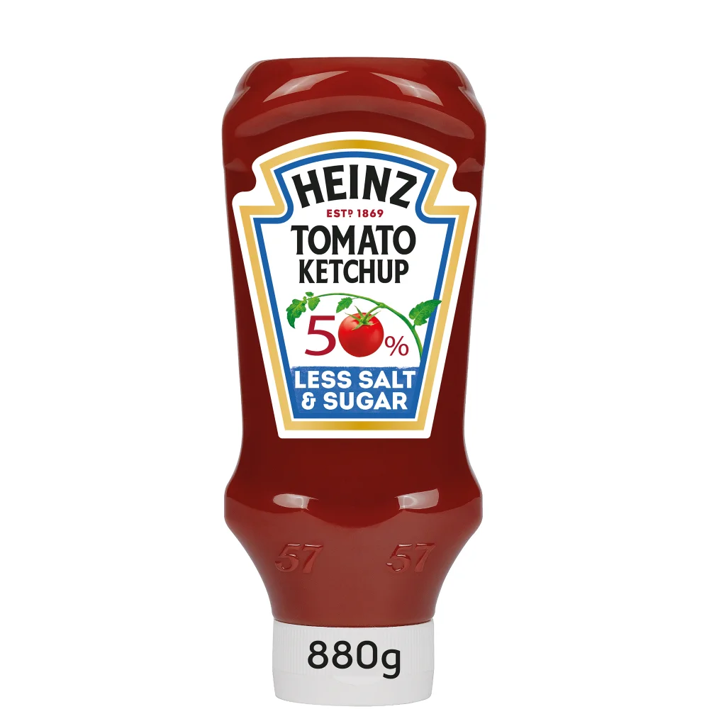 Heinz Tomato Ketchup 50% Less Salt & Sugar 880G Image 1