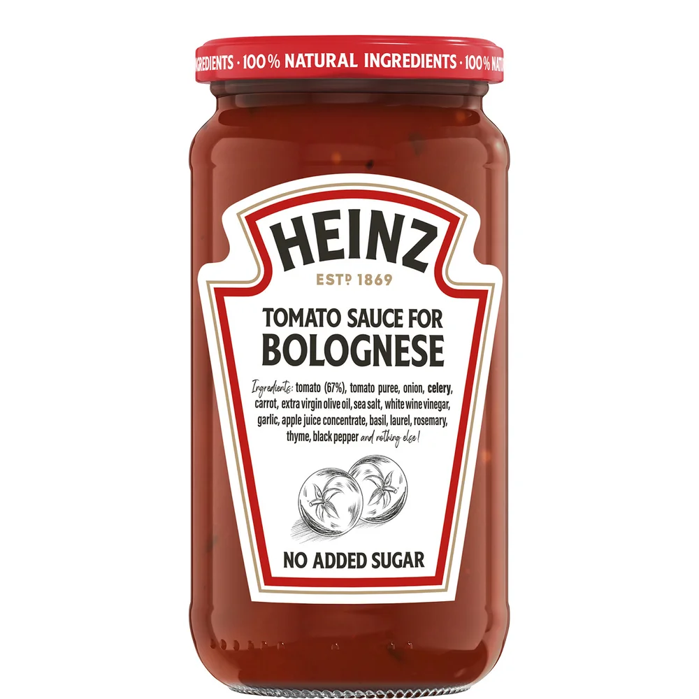 Heinz Tomato Pasta Sauce for Bolognese 490g Image 1