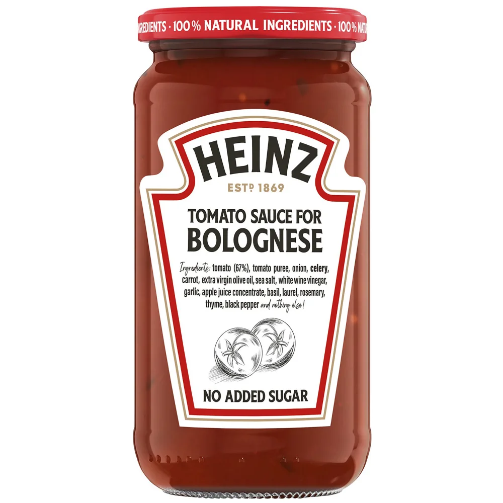 Heinz Tomato Pasta Sauce for Bolognese 490g Image 1