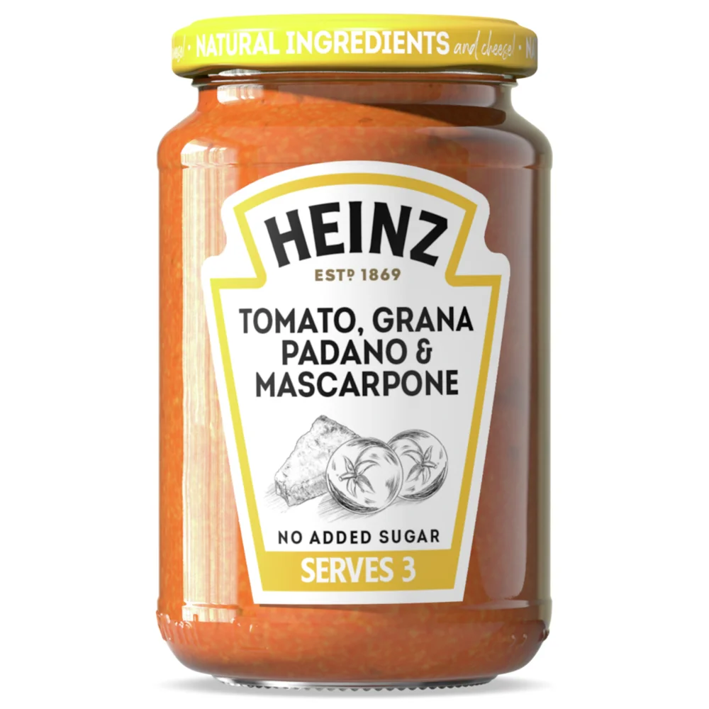 Heinz Tomato, Grana Panado & Mascarpone Pasta Sauce 350g Image 1