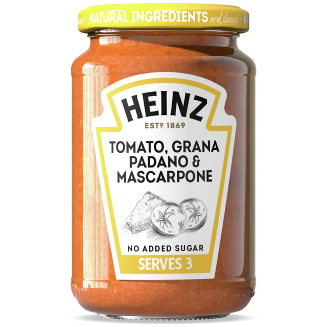 Heinz Tomato, Grana Panado & Mascarpone Pasta Sauce 350g