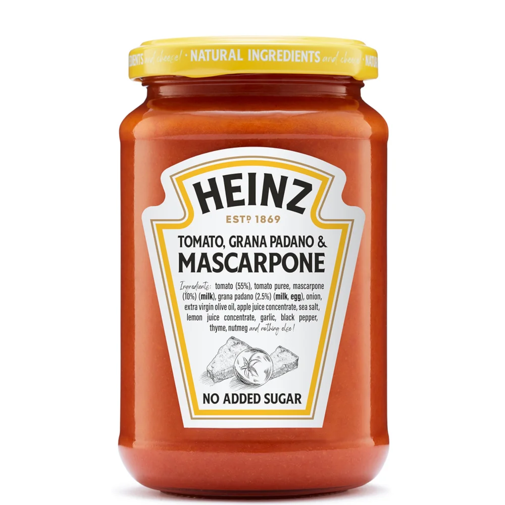 Heinz Tomato Mascarpone & Grana Padano Pasta Sauce 490g Image 1