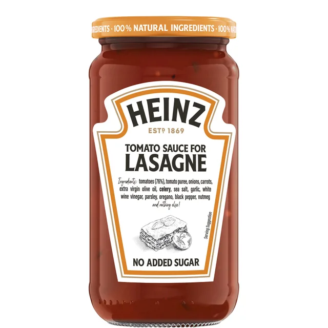 Heinz Tomato Pasta Sauce for Lasagne 490g