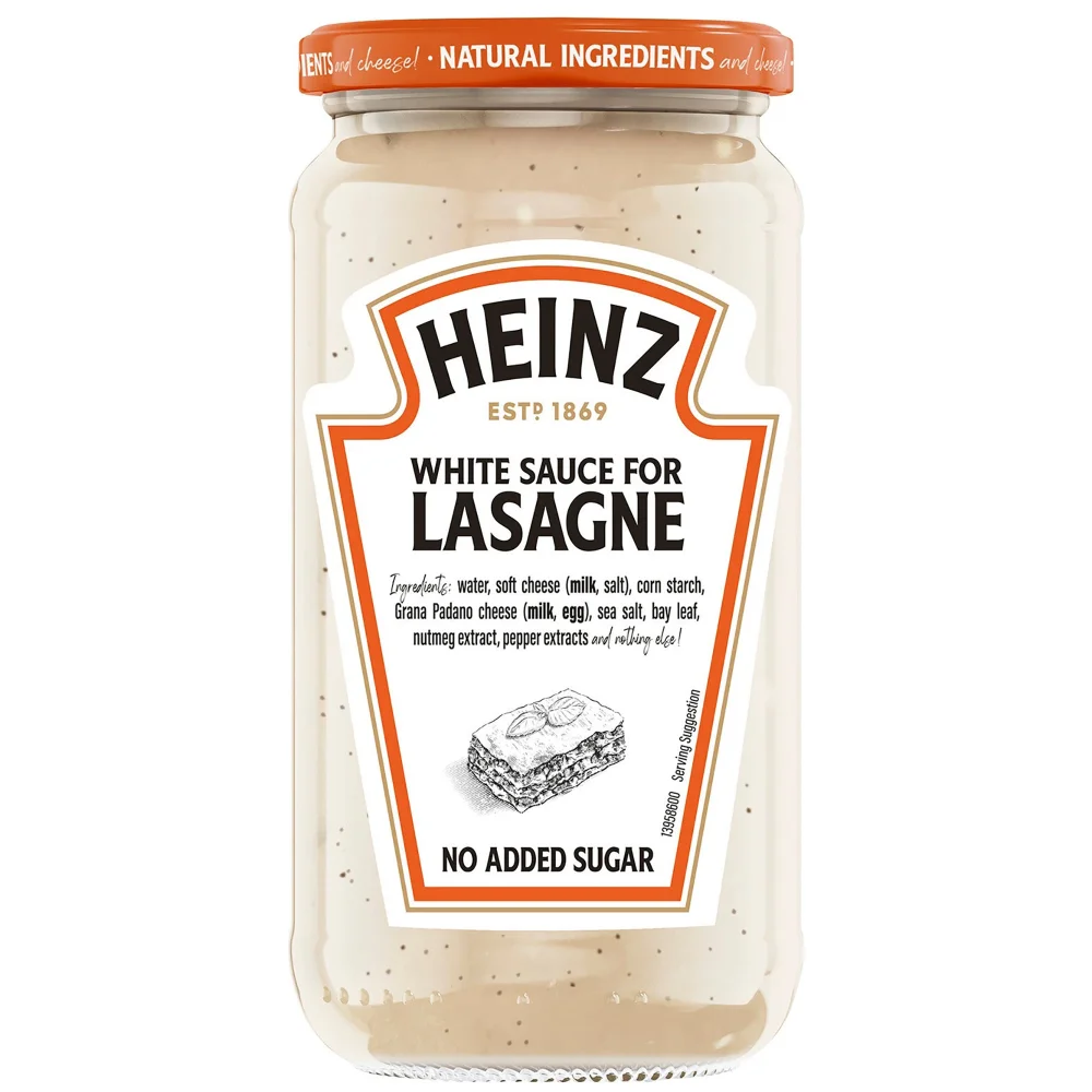 Heinz White Pasta Sauce for Lasagne 470g Image 1