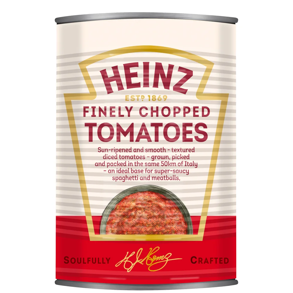 Heinz Finely Chopped Tomatoes 400g Image 1