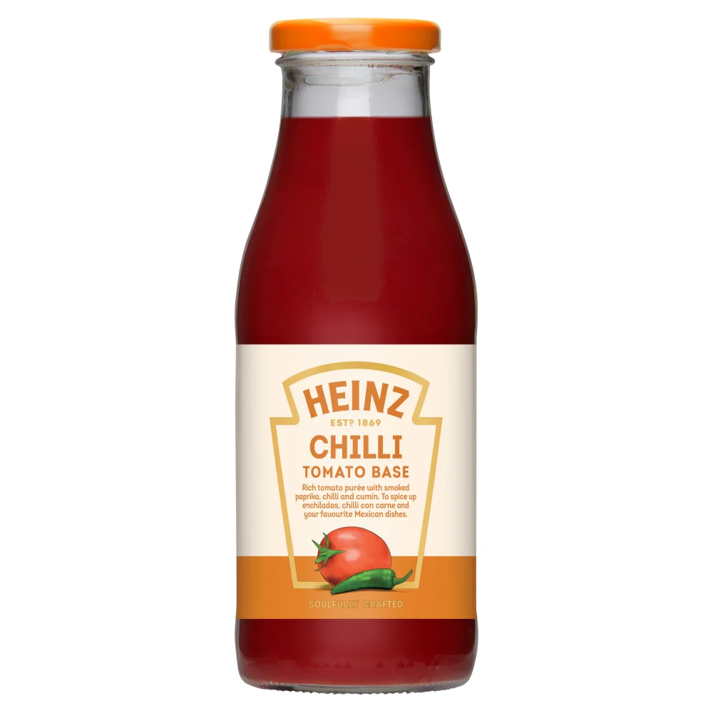 Heinz Chilli Passata Tomato Base for Mexican Dishes 500g Image 1