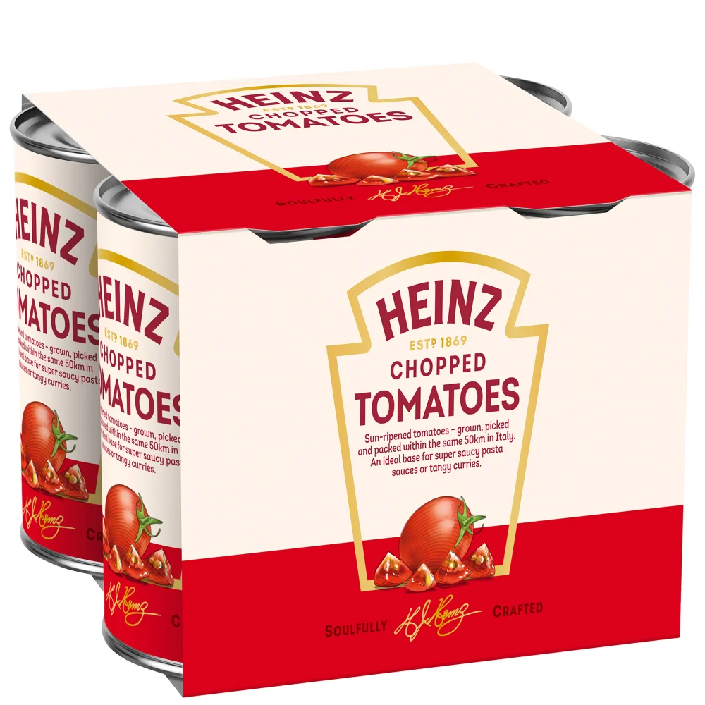 Heinz Chopped Tinned Tomatoes 4 x 400g Image 1