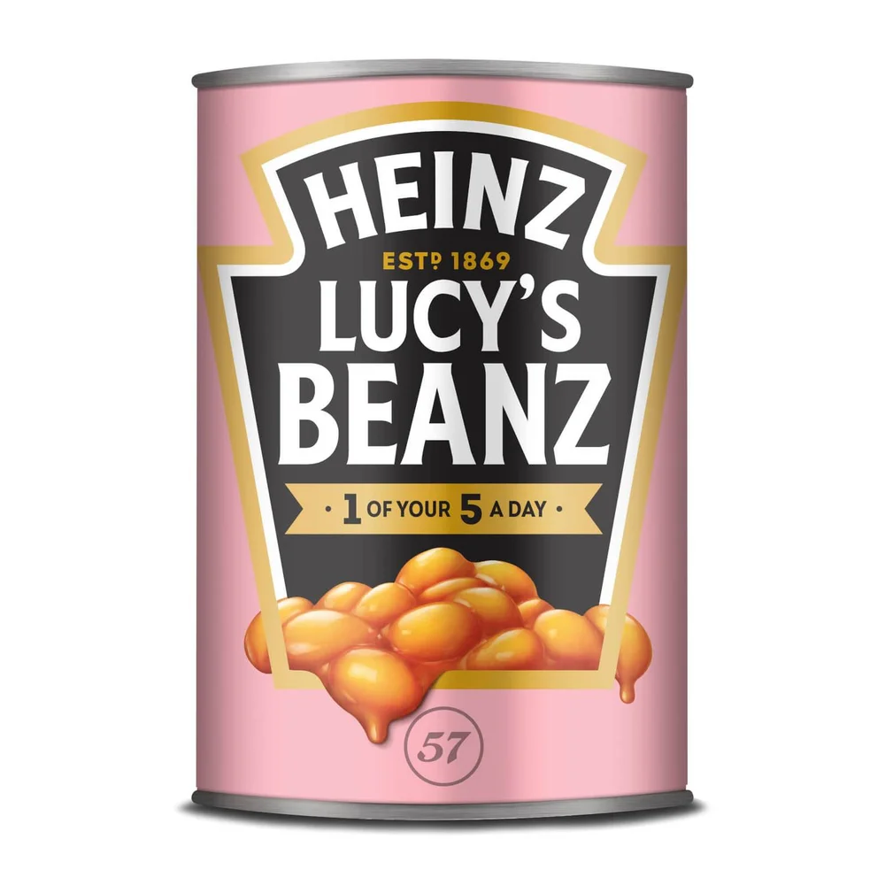 Heinz Personalised Tickled Pink Beanz Image 1