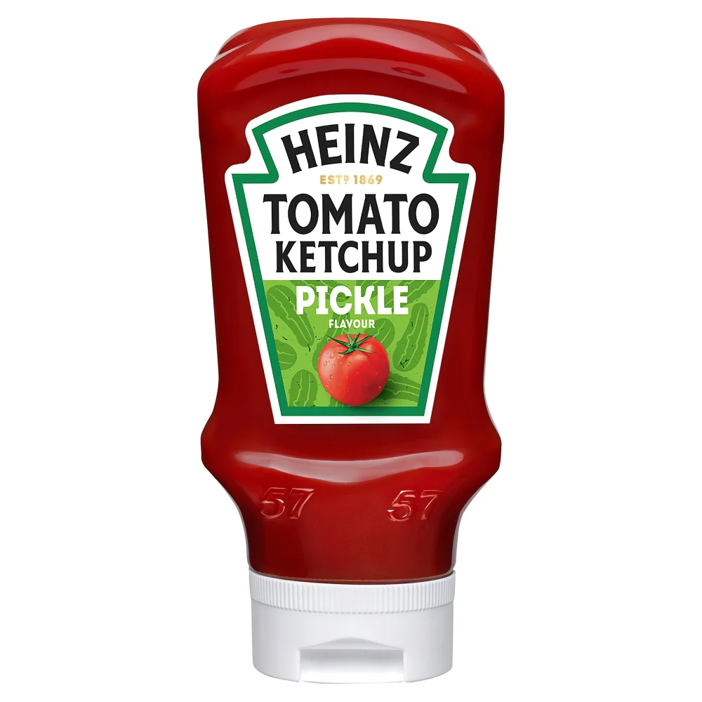 Heinz Pickle Flavour Tomato Ketchup 400ml Image 1