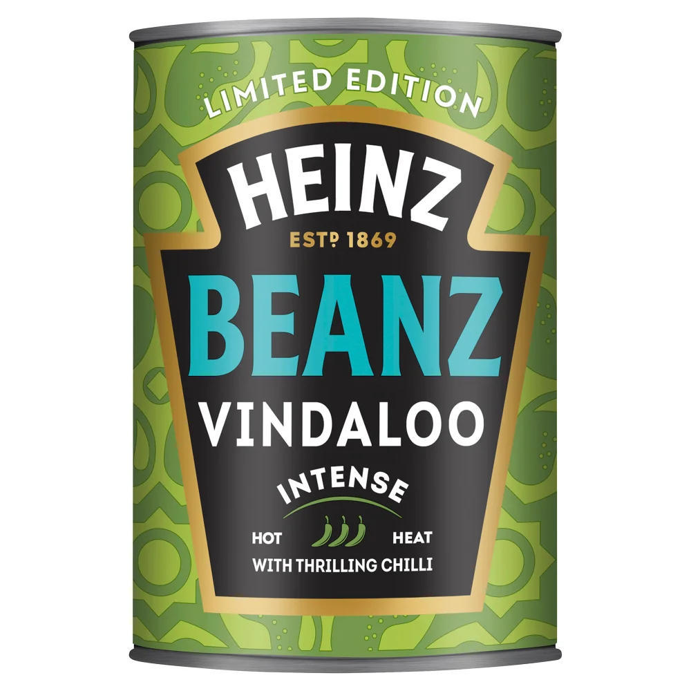 Heinz Limited Edition Vindaloo Beanz 390g Image 1