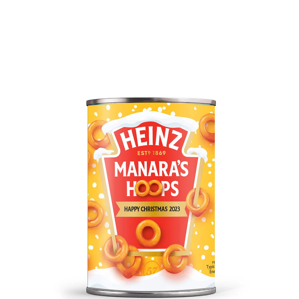 Heinz Christmas Edition Personalised Spaghetti Hoops 415g Image 1