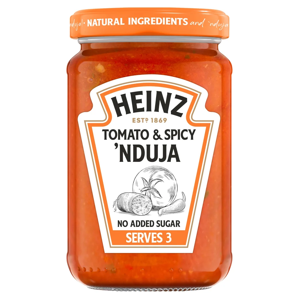 Heinz Tomato and Spicy 'Nduja Pasta Sauce 350g Image 1