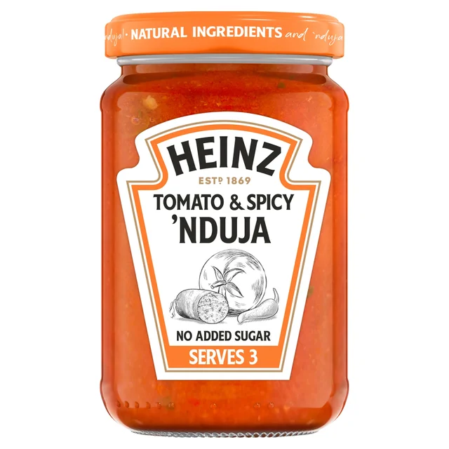 Heinz Tomato and Spicy 'Nduja Pasta Sauce 350g