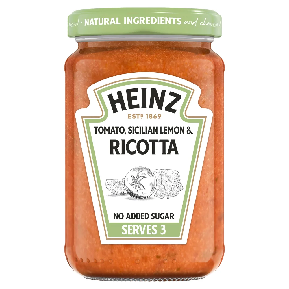 Heinz Tomato, Sicilian Lemon and Ricotta Pasta Sauce 350g Image 1
