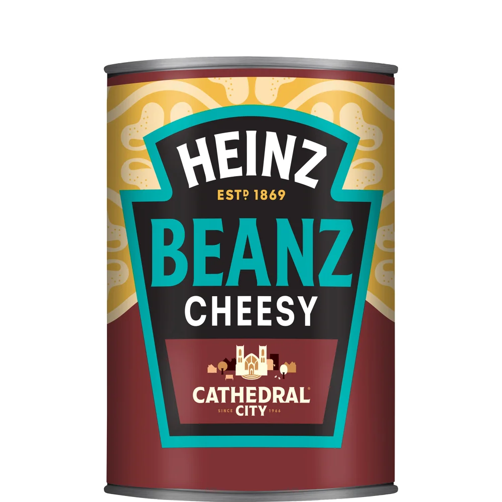 Heinz Cathedral City Cheesy Baked Beans 390g Image 1