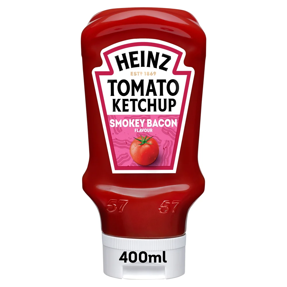 Heinz Tomato Ketchup Smokey Bacon Flavour 460g Image 1