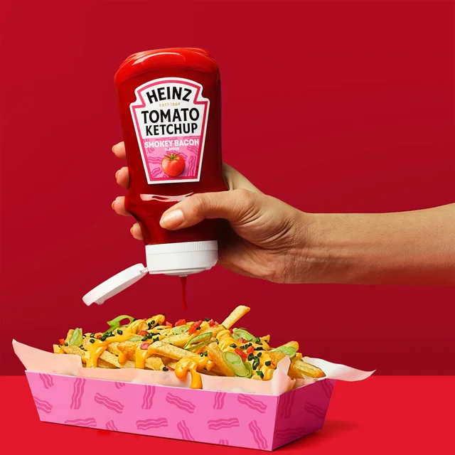 Heinz Tomato Ketchup Smokey Bacon Flavour 460g