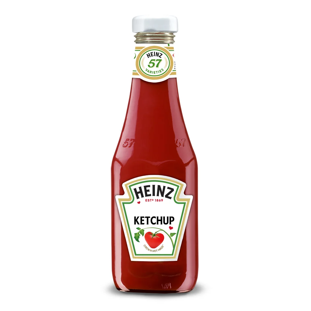 Heinz Personalised Valentine's Edition Glass Ketchup 342g Image 1