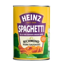 Heinz Spaghetti with Richmond Pork Sausages 400g - undefined undefined