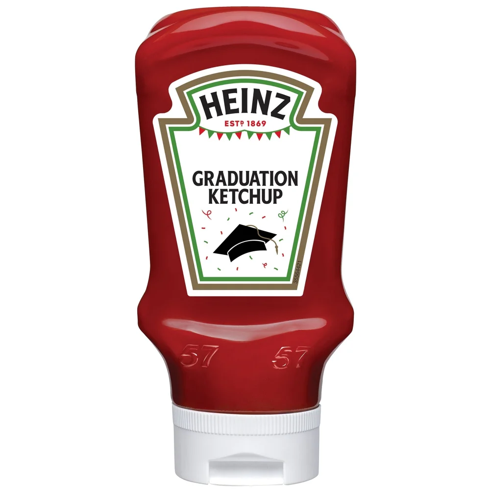 Heinz Personalised Graduation Tomato Ketchup (Plastic) 460g Image 1