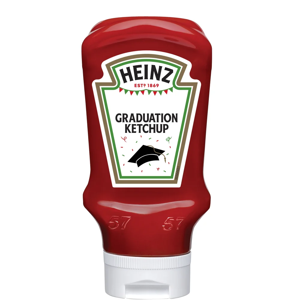 Heinz Personalised Graduation Tomato Ketchup (Plastic) 460g Image 1