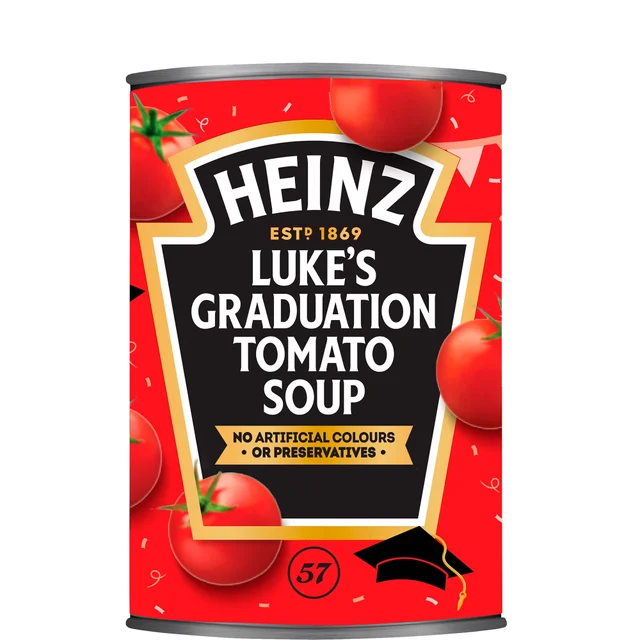 Heinz Personalised Graduation Cream of Tomato Soup 400g